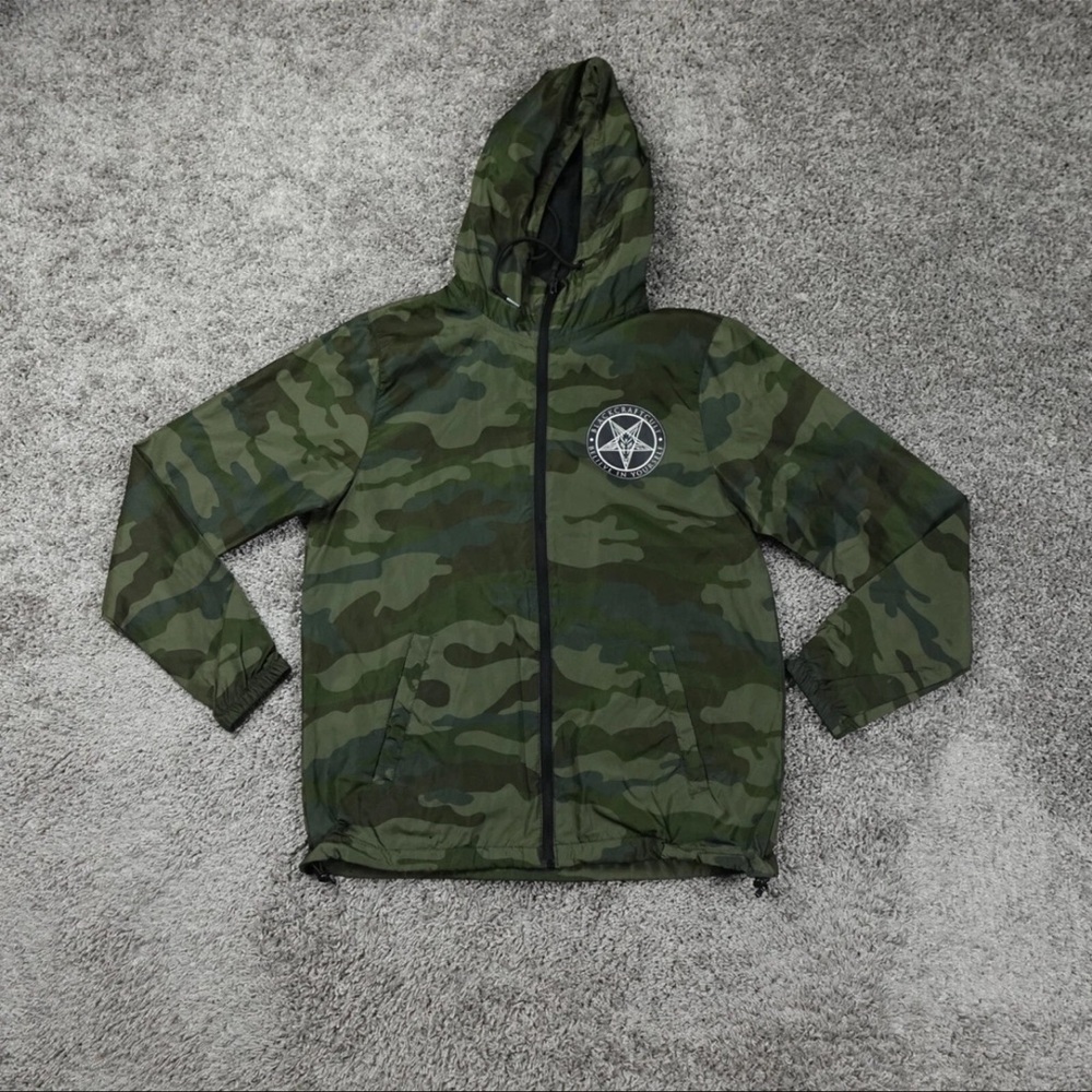 Blackcraft Cult Camouflage Hooded Jacket XS Used